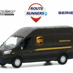 2019 Ford Transit Van, UPS - Greenlight 53010E/48 - 1/64 Scale Diecast Model Toy Car