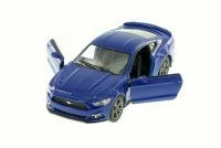 2015 Ford Mustang GT, Blue - Kinsmart 5386D - 1/38 Scale Diecast Model Toy Car