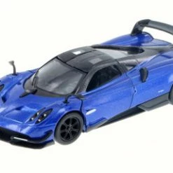 2016 Pagani Huayra BC, Blue - Kinsmart 5400D - 1/38 Scale Diecast Model Toy Car