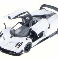 2016 Pagani Huayra BC, White - Kinsmart 5400D - 1/38 Scale Diecast Model Toy Car