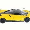 2016 Pagani Huayra BC, Yellow - Kinsmart 5400D - 1/38 Scale Diecast Model Toy Car