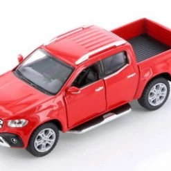 2017 Mercedes-Benz X-Class Double Cab Pickup Truck, Red - Kinsmart 5410D - 1/42 Scale Diecast Car