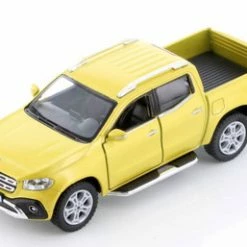 2017 Mercedes-Benz X-Class Double Cab Pickup Truck, Yellow - Kinsmart 5410D - 1/42 Diecast Car