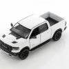 2019 Dodge Ram Pick Up Truck, White - Kinsmart 5413D - 1/46 Scale Diecast Model Toy Car