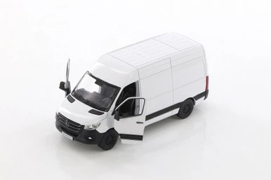 2019 Mercedes-Benz Sprinter Van, White - Kinsmart 5426DW - 1/48 Scale Diecast Model Toy Car