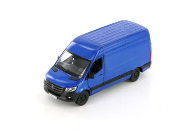 2019 Mercedes-Benz Spinter Van, Blue - Kinsmart 5426D - 1/48 Scale Diecast Model Toy Car