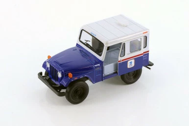 Jeep DJ-5B USPS, Blue /White - Kinsmart 5439D - 1/26 Scale Diecast Model Toy Car