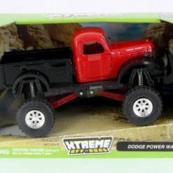 1946 Dodge Power Wagon Extreme Off-Road, Red W/ Black - New Ray 54516 - 1/32 Scale Diecast Car