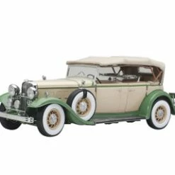 1932 Ford Lincoln KB Top Up, Tan Light Green - Sun Star 6164 - 1/18 Scale Diecast Model Toy Car