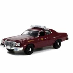 1976 Ford Torino, Burgundy - Greenlight 67030A/48 - 1/64 Scale Diecast Model Toy Car