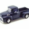 Motor Max 1956 Ford Pick Up Truck, Blue - Motormax 73235 - 1/24 Scale Diecast Model Car