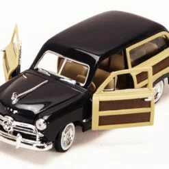 1949 Ford Woody Wagon, Midnight Blue - Motor Max 73260W - 1/24 Scale Diecast Model Toy Car