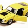 Motor Max 1970 Ford Mustang Boss 429, Yellow - Showcasts 73303 - 1/24 Diecast Model Car (New, But NO BOX)