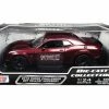 2018 Dodge Challenger SRT Hellcat, Burgundy - Motor Max 79350BUR - 1/24 Scale Diecast Model Toy Car