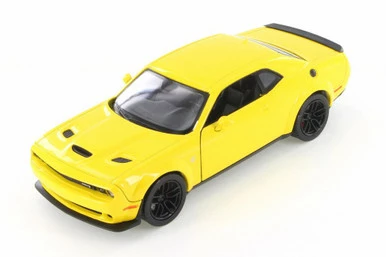 2018 Dodge Challenger SRT Hellcat Widebody Hardtop, Yellow - Showcasts 79350/16D - 1/24 Diecast Car