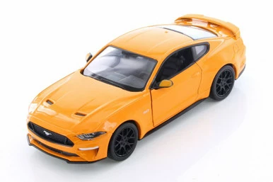 2018 Ford Mustang GT Hard Top, Orange - Showcasts 79352/16D - 1/24 Scale Diecast Model Toy Car