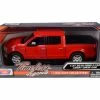 2019 Ford F-150 Lariat Crew Cab Pickup Truck, Red - Motor Max 79363R - 1/27 Scale Diecast Car