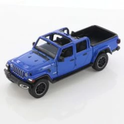 2021 Jeep Gladiator Overland (Open Top), Blue - Motor Max 79365/2D - 1/27 Scale Diecast Car