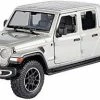 2021 Jeep Gladiator Overland (Hard Top), Silver - Motor Max 79365SV - 1/27 Scale Diecast Car