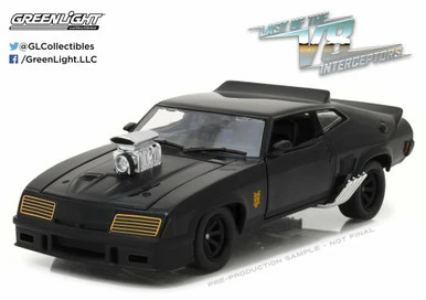 1973 Ford Falcon XB Last Of The V8 Interceptors, Black - Greenlight 84051 - 1/24 Scale Diecast Car