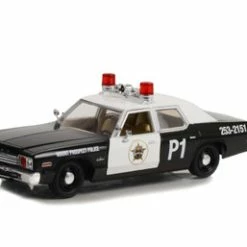 ModelToyCars 1974 Dodge Monaco Mount Prospect PD, Black - Greenlight 85561 - 1/24 Scale Diecast Car