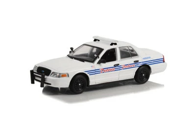 ModelToyCars 2008 Ford Crown Victoria Police Interceptor, White - Greenlight 85563 - 1/24 Scale Diecast Car