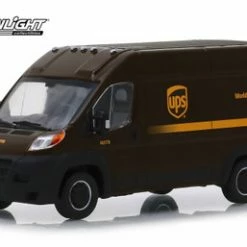 Greenlight 2018 Dodge Ram ProMaster 2500 Cargo Van(UPS) Worldwide Svc-86156 - 1/43 Scale Diecast Model Toy Car