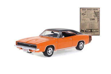ModelToyCars 1968 Dodge Bengal Charger R/T, Orange - Greenlight 86354 - 1/43 Scale Diecast Model Toy Car