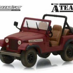Jeep CJ-7, Red - Greenlight 86528 - 1/43 Scale Diecast Model Toy Car