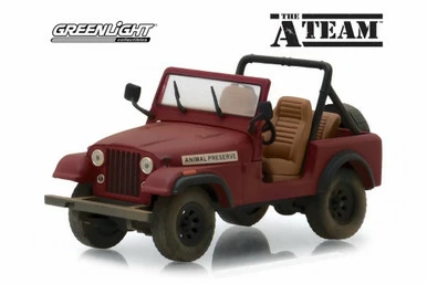 Jeep CJ-7, Red - Greenlight 86528 - 1/43 Scale Diecast Model Toy Car