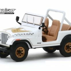 ModelToyCars 1979 Jeep CJ-7 Golden Eagle "Dixie", White - Greenlight 86572 - 1/43 Scale Diecast Model Toy Car