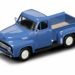 Lucky Road Signature 1953 Ford Pickup Truck, Blue - Yatming 94204 - 1/43 Scale Diecast Model Toy Car