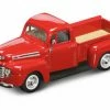 Lucky Road Signature 1948 Ford F-1 Pickup Truck, Red - Yatming 94212 - 1/43 Scale Diecast Model Toy Car