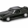 Lucky Road Signature 1969 Pontiac Firebird Trans Am, Black - Road Signature 94238 - 1/43 Scale Diecast Model Toy Car