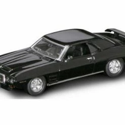 Lucky Road Signature 1969 Pontiac Firebird Trans Am, Black - Road Signature 94238 - 1/43 Scale Diecast Model Toy Car