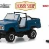 1967 Ford Bronco (Doors Removed) With Backpacker, Blue - Greenlight 97060B/48 - 1/64 Diecast Car