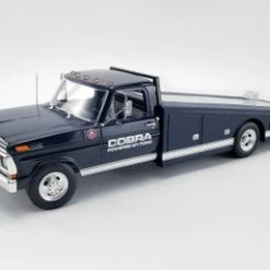 1970 Ford F-350 Ramp Truck, Cobra Powered By Ford - Acme A1801405 - 1/18 Scale Diecast Model Toy Car