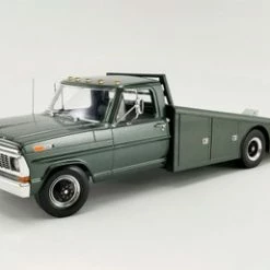 1970 Ford F-350 Ramp Truck, Highland Green - Acme A1801411 - 1/18 Scale Diecast Model Toy Car