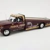1970 Ford F-350 Ramp Truck - Tasca Ford, Burgundy - Acme A1801415 - 1/18 Scale Diecast Car