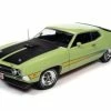 1971 Ford Torino Cobra, Grabber Lime Green - Auto World AMM1278 - 1/18 Scale Diecast Model Toy Car