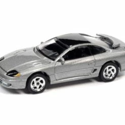 1993 Dodge Stealth R/T, Silver - Auto World AWSP082/24A - 1/64 Scale Diecast Model Toy Car