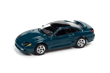 1993 Dodge Stealth R/T, Peacock Green - Auto World AWSP082/24B - 1/64 Scale Diecast Model Toy Car