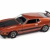 1973 Ford Mustang Mach 1, Copper Metallic Red - Auto World AWSP099/24A - 1/64 Scale Diecast Car