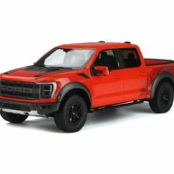 2022 Ford F150 Raptor Pickup Truck, Code Orange - GT Spirit GT377 - 1/18 Scale Resin Model Toy Car
