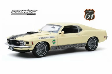 Greenlight 1970 Ford Mustang Mach 1, Competition Limited Team - HWY18019 - 1/18 Scale Diecast Model Toy Car