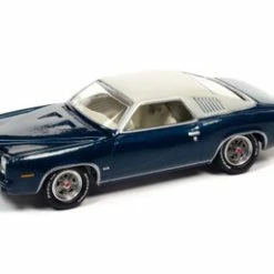1973 Pontiac Grand AM, Admirality Blue Metallic - Johnny Lightning JLSP163/24A - 1/64 Diecast Car