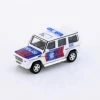 Mercedes-Benz G 55 AMG Polisi Traffic, White - Kyosho K07021H3W - 1/64 Scale Diecast Car