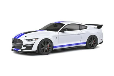 2020 Ford Mustang GT500 Fast Track, Oxford White - Solido S1805904 - 1/18 Scale Diecast Car