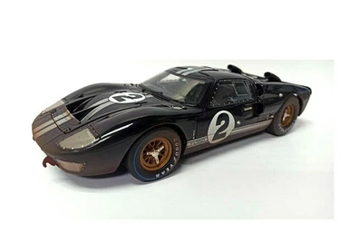 Shelby Collectibles 1966 Ford GT-40 MK II #2 After Race (Dirty Version- 1/18 Scale Diecast Model Toy Car