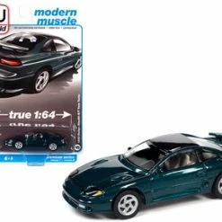 1992 Dodge Stealth R/T Twin Turbo, Emerald Green & Black - Auto World AWSP063/24B, 1/64 Diecast Car